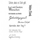 Clear Stamp Set - Geburtstag 2