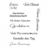 Clear Stamp Set - Geburtstag 3 Clear Stamp Set - Geburtstag 3