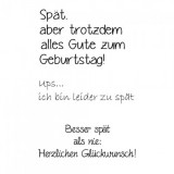 Clear Stamp Set - Geburtstag 4 Clear Stamp Set - Geburtstag 4
