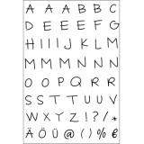 Clear Stamp - Alphabet Großbuchstaben