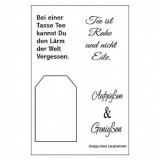 Clear Stamp Set - Teesprüche