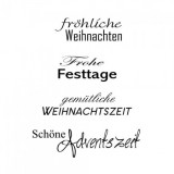 Clear Stamp Set - Weihnachten 11 Clear Stamp Set - Weihnachten 11