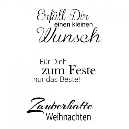 Clear Stamp Set - Weihnachten 7