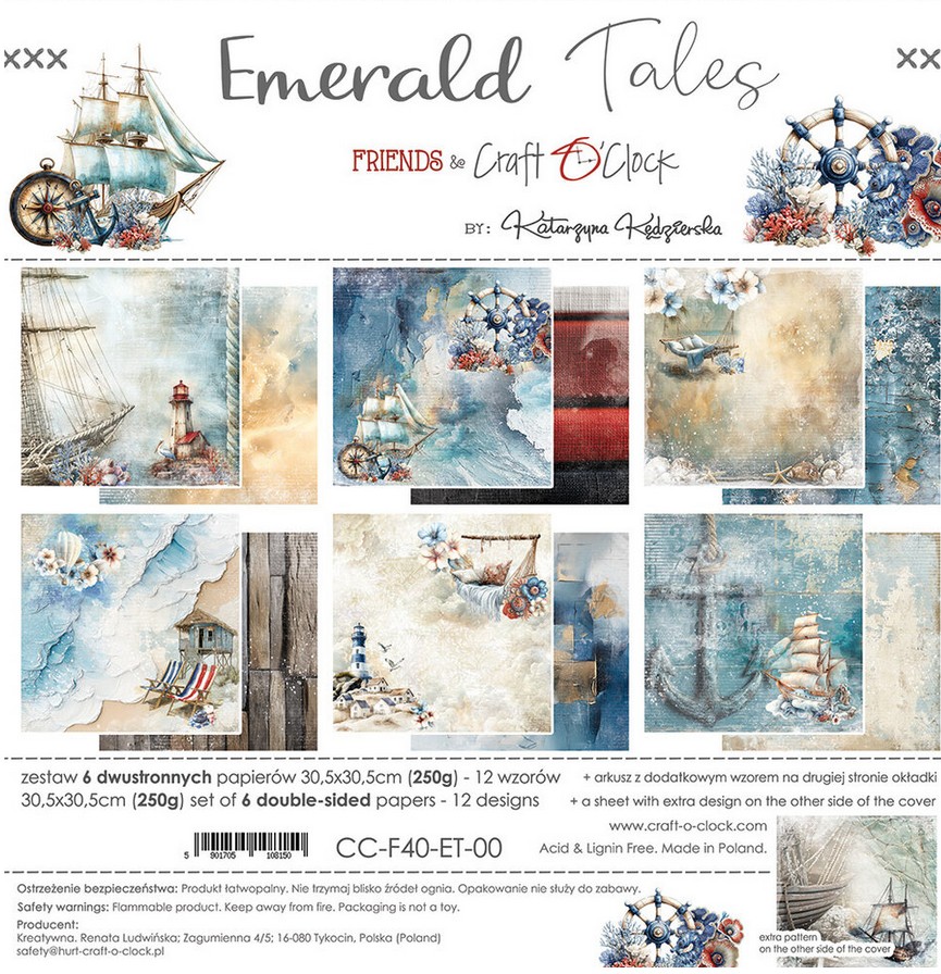 Emerald Tales Paper Set 30,5x30,5 cm
