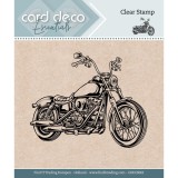 Motorcycle - Card Deco Stamps