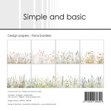 Simple and Basic Floral Borders Pad 15,2x15,2 cm Simple and Basic Floral Borders Pad 15,2x15,2 cm