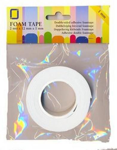 JeJe Foam Tape 0,5 mm doppelseitig 2 MT - zum Schließen ins Bild klicken
