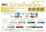 LeCrea - Glitter foam 4 Bg A4 - Gold