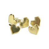 Heart Brads - Gold / 50 Stück Heart Brads - Gold / 50 Stück