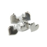 Heart Brads - Silver / 50 Stück Heart Brads - Silver / 50 Stück