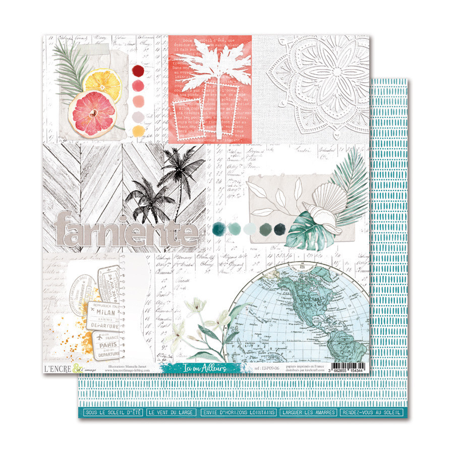 Ici ou Ailleurs 6 - L'Encre et l'image 30,5x30,5 c