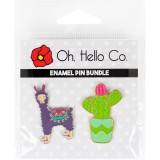 Lama & Cactus - Enamel Pin Pack Lama & Cactus - Enamel Pin Pack