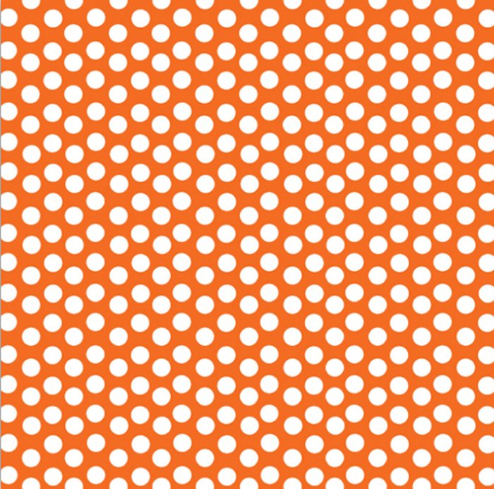 Canvas Corp - Orange White Dot 30,5x30,5 cm - zum Schließen ins Bild klicken