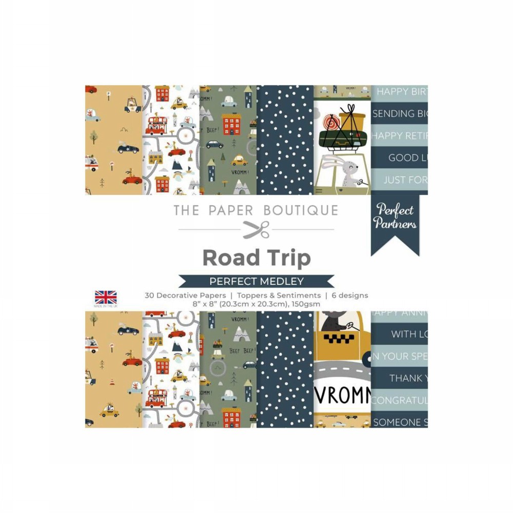 Road Trip - Paper Pad 20,3x20,3 cm - zum Schließen ins Bild klicken