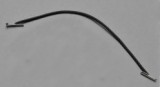 Rundgummi mit 2 Metallspinten schwarz 16 cm