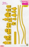 Nellie‘s Choice Shape Die - Slimline Village SD214 Nellie‘s Choice Shape Die - Slimline Village SD214
