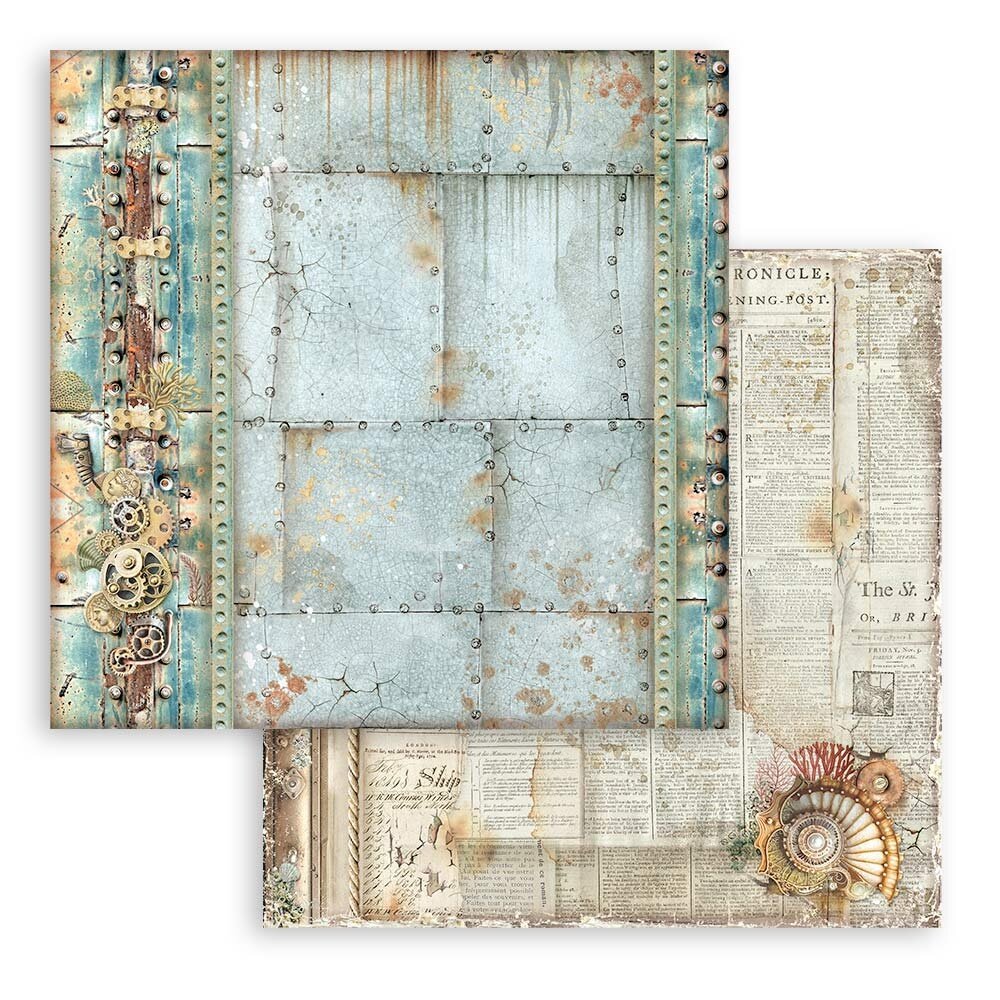 Songs of the Sea - Mechanism Border 30,5x30,5 cm v
