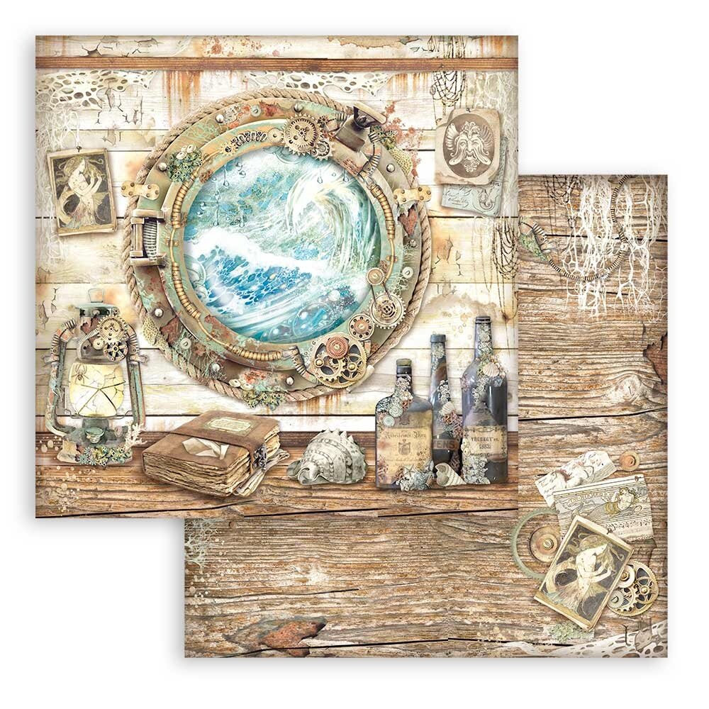Songs of the Sea - Portholes 30,5x30,5 cm von Stam