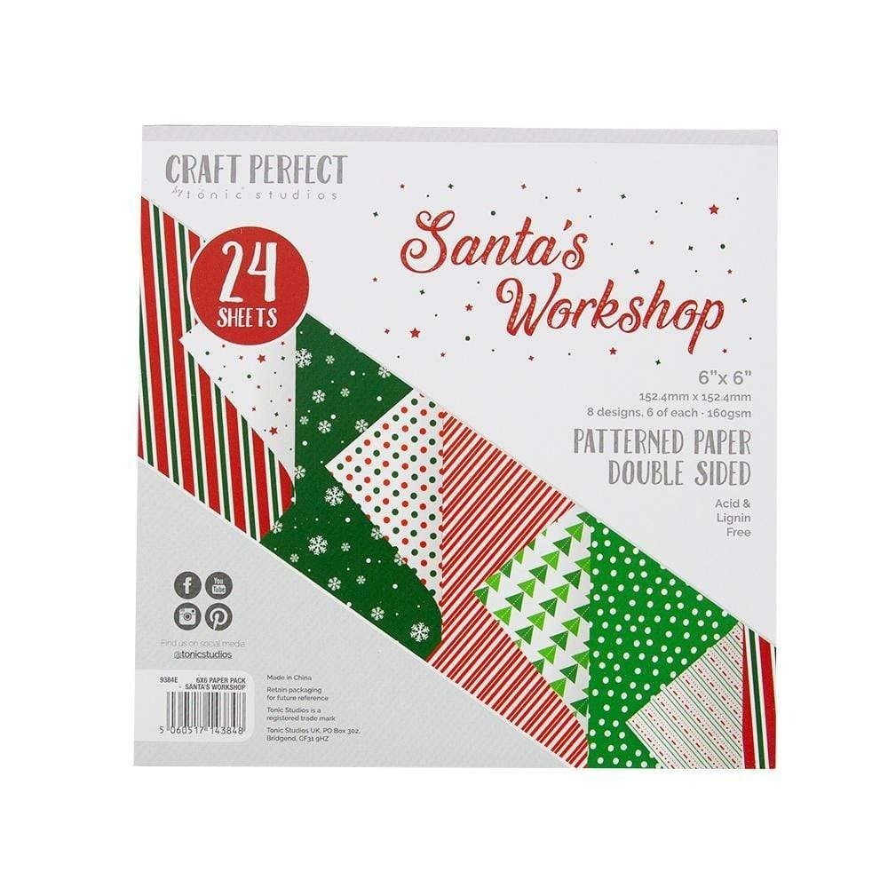 Paper Pad 6x6 Inch Santa's Workshop