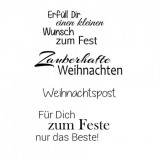 Clear Stamp Set - Weihnachten 10 Clear Stamp Set - Weihnachten 10