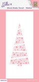 Nellie‘s Choice Mixed Media Stencils Slimline - X- Nellie‘s Choice Mixed Media Stencils Slimline - X-