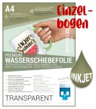 Wasserschiebefolie - inkjet - transparent Din A4 Wasserschiebefolie - inkjet - transparent Din A4
