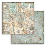 Songs of the Sea - Texture 30,5x30,5 cm von Stampe Songs of the Sea - Texture 30,5x30,5 cm von Stampe