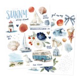 Vintage Sand & Sea - Rub-Ons von Simple Stories Vintage Sand & Sea - Rub-Ons von Simple Stories