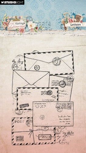 Studio Light Clear Stamps Letters V. Diaries nr.65 - zum Schließen ins Bild klicken