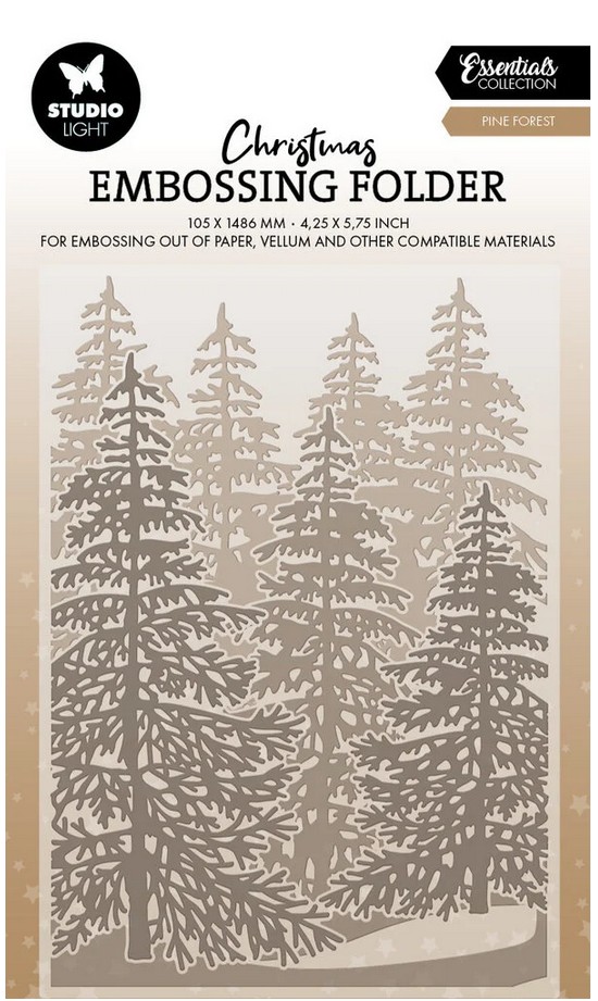 Embossing Folder - Pine Forest Christmas von Studi