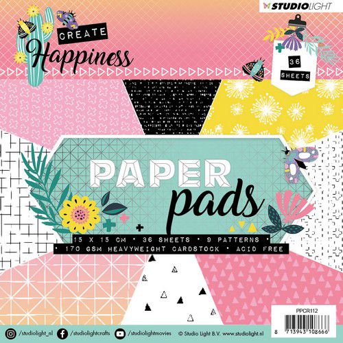 Studio Light Paper Pad Create Happiness no. 112 - zum Schließen ins Bild klicken