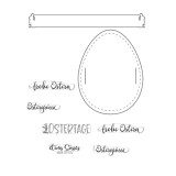 Stanzschablone und Stempel - Ostern Stanzschablone und Stempel - Ostern