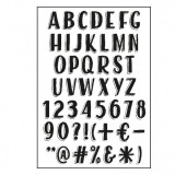 Paperfuel Clear Stamps - Alphabet Vintage A6