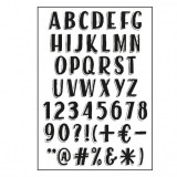 Paperfuel Clear Stamps - Alphabet Vintage A6 Paperfuel Clear Stamps - Alphabet Vintage A6