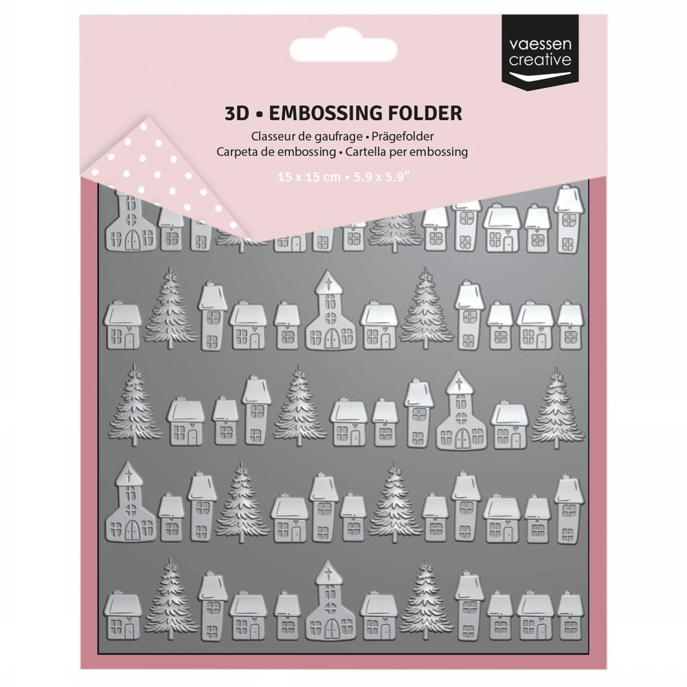 Vaessen creative 3-D Embossing Folder Weihnachtsd
