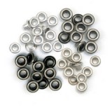 Standard Eyelets - cool metal - 60 Stück Standard Eyelets - cool metal - 60 Stück