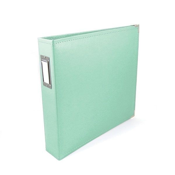 Faux Leather Album - mint 12x12" - zum Schließen ins Bild klicken