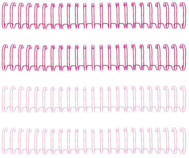 Cinch - binding wires - pink 0.625 inch