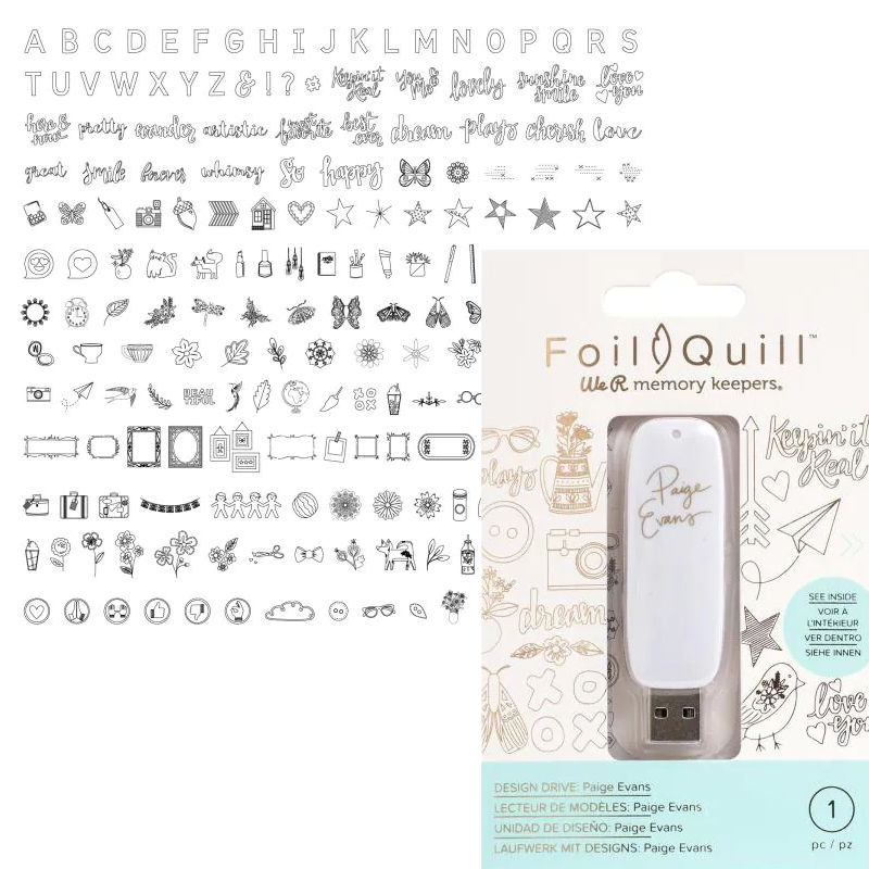 Foil Quill - Paige Evans USB Drive - zum Schließen ins Bild klicken