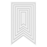 Nested Banner Cutting Dies von We R Makers