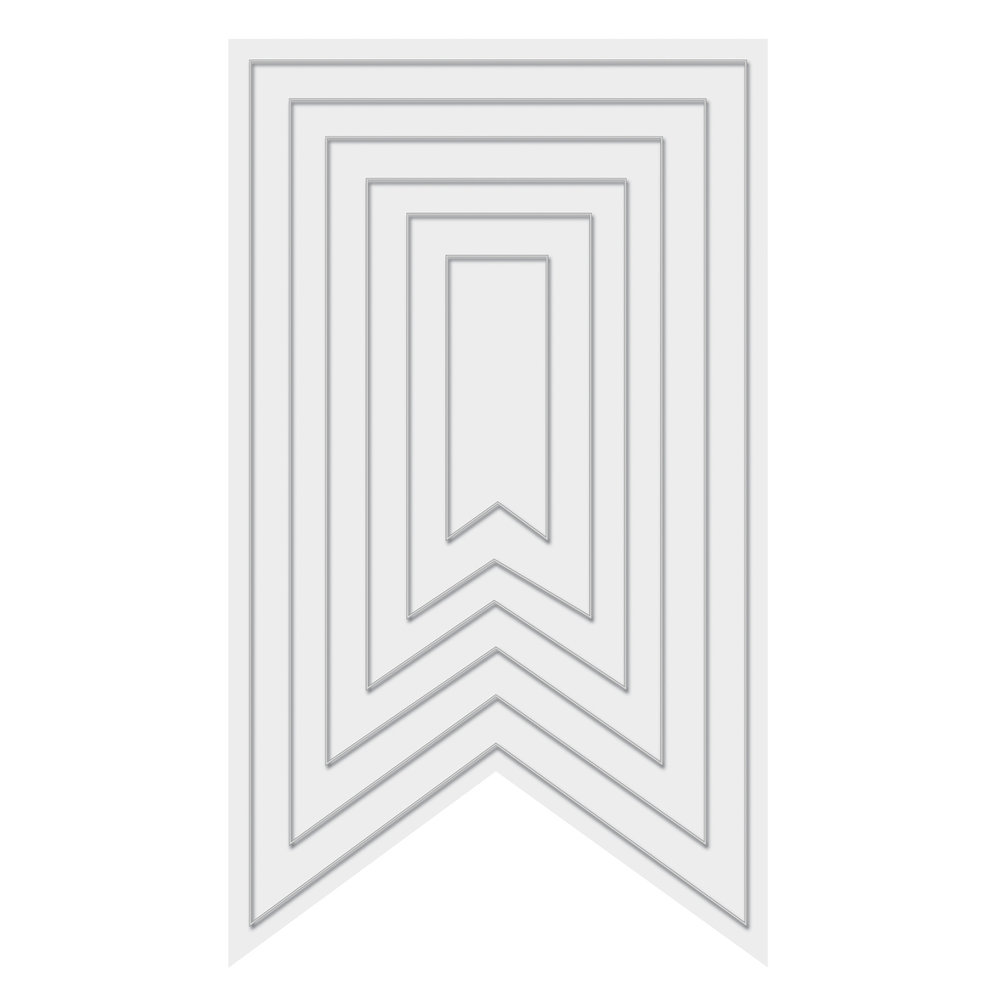 Nested Banner Cutting Dies von We R Makers